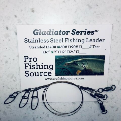 40LB 60LB 90LB Stainless Steel Stranded Fishing Leader 9