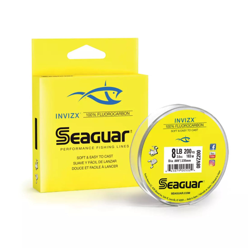 Seaguar Fishing Line Fluorocarbon Braid & IceX