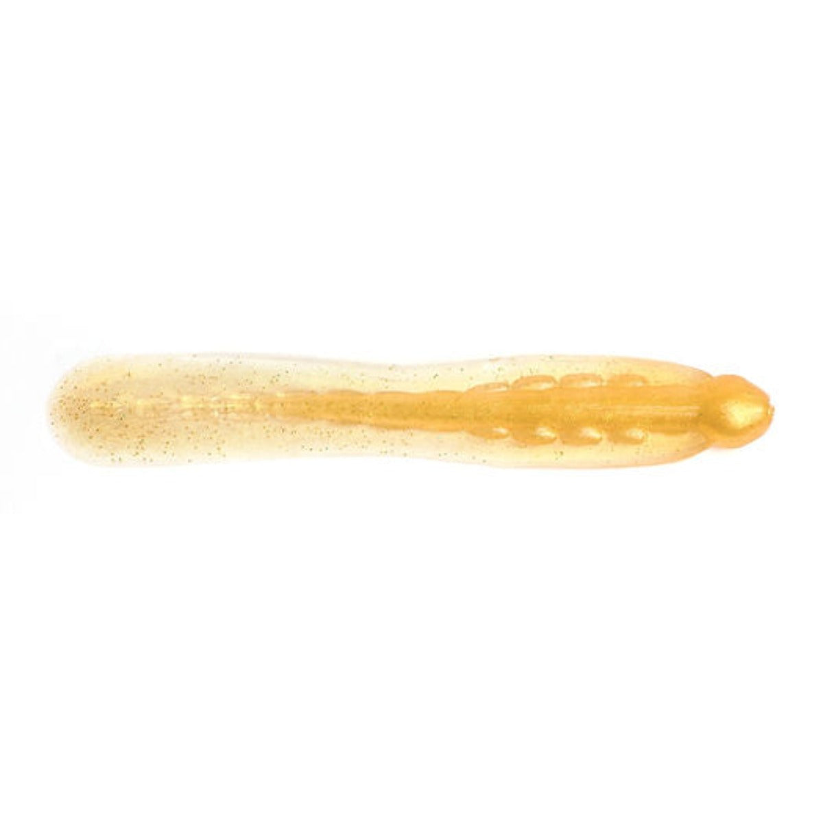 Gold Liquid Leech Soft Plastic Bait 3.5 Inches