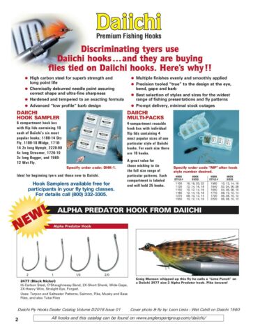 daiichi fly fishing hooks with free shipping Daiichi Sampler l Daiichi Multi-pack 60 & 40 Box Midge Nymph Daiichi Multi-Packs 1650MP 04-10 40 PK