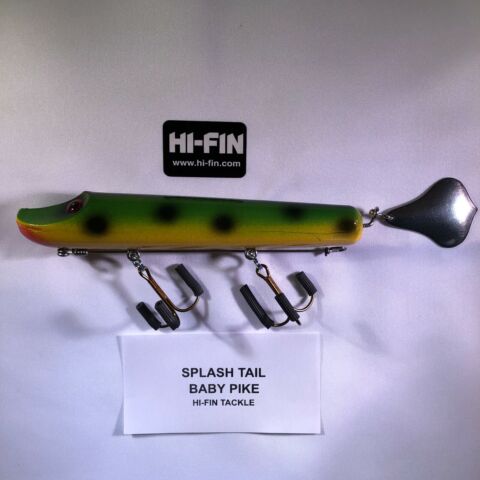 Hi-Fin Creeper Fooler & Splash Tail Original Topwater Baits Muskie Pike