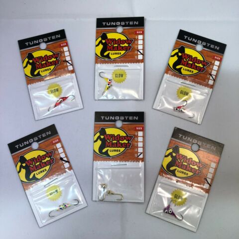Tungsten Jigs Dropper 3MM 4MM 5MM Assorted Dozen Glow Widow Maker Lures