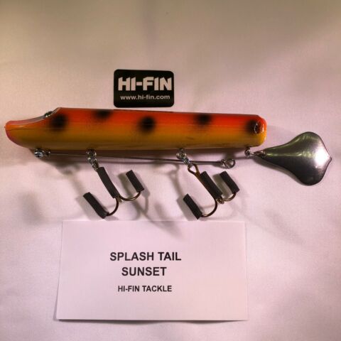 Hi-Fin Creeper Fooler & Splash Tail Original Topwater Baits Muskie Pike