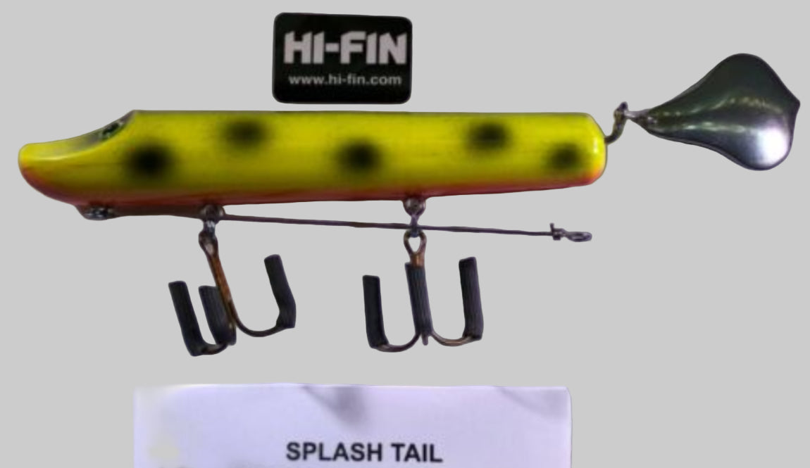 Hi-Fin Creeper Fooler & Splash Tail | Musky Northern Pike Topwater | Made in USA Hi-Fin Creeper Fooler & Splash Tail | Musky Northern Pike Topwater | Made in USA