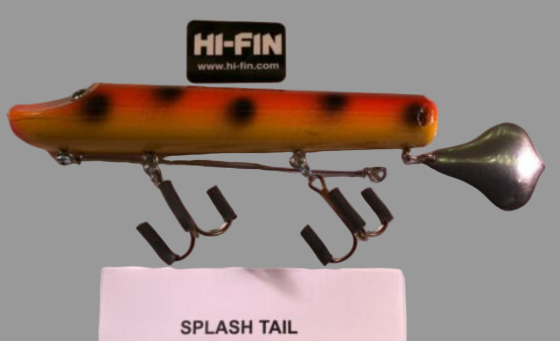 fin feather fur fishing lures Hi-Fin Creeper Fooler & Splash Tail | Musky Northern Pike Topwater