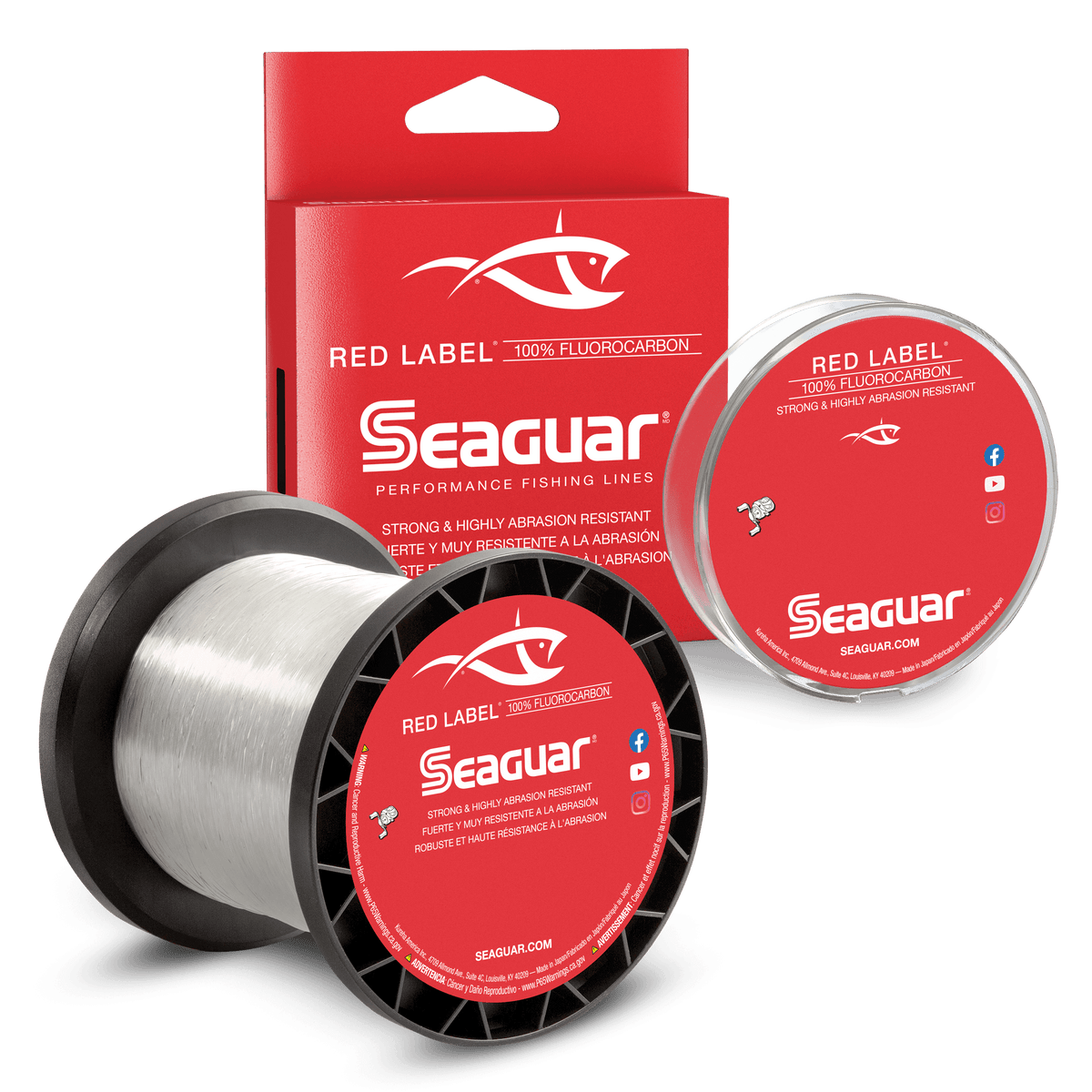 Seaguar Fishing Line Fluorocarbon Braid & IceX