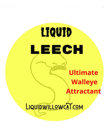 Liquid Leech Soft Plastic Bait Logo 3.5 Inches