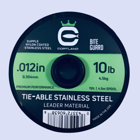 Tie-able Stainless Steel Leader Material 10lb Cortland Line Co