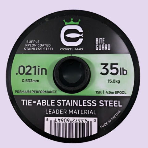 Tie-able Stainless Steel Leader Material 35lb Cortland Line Co
