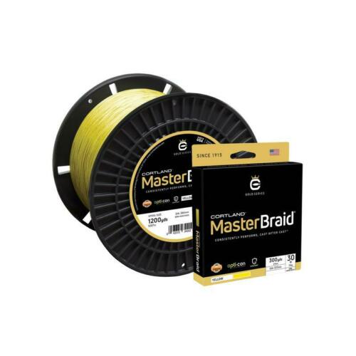 Cortland Master Braid - Yellow, Yellow / 10 lb / 150 yds